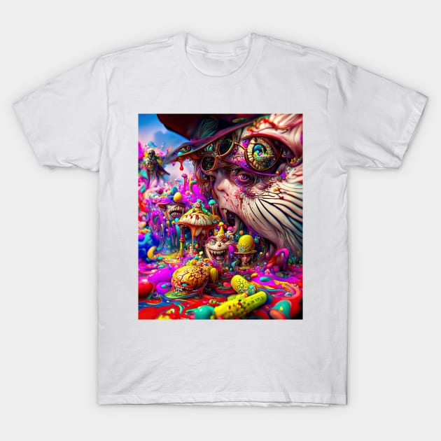 Fear And Loathing In Wonderland #32 T-Shirt by aetherialdnb